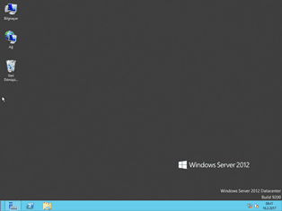 Windows 2012 Masaüstü Simgeleri Aktif Etme