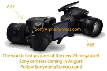 Sony Alpha A77 ve A65’in Görüntüleri İnternete Sızdı