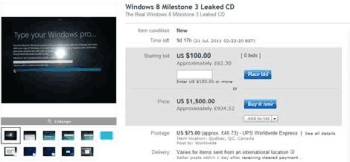Windows 8 CD’si Satışta