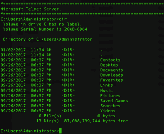 Windows Server Telneti Aktif Etmek