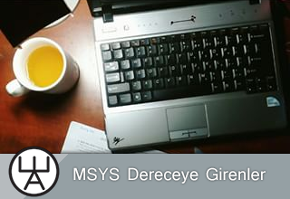 msys dereceye girenler